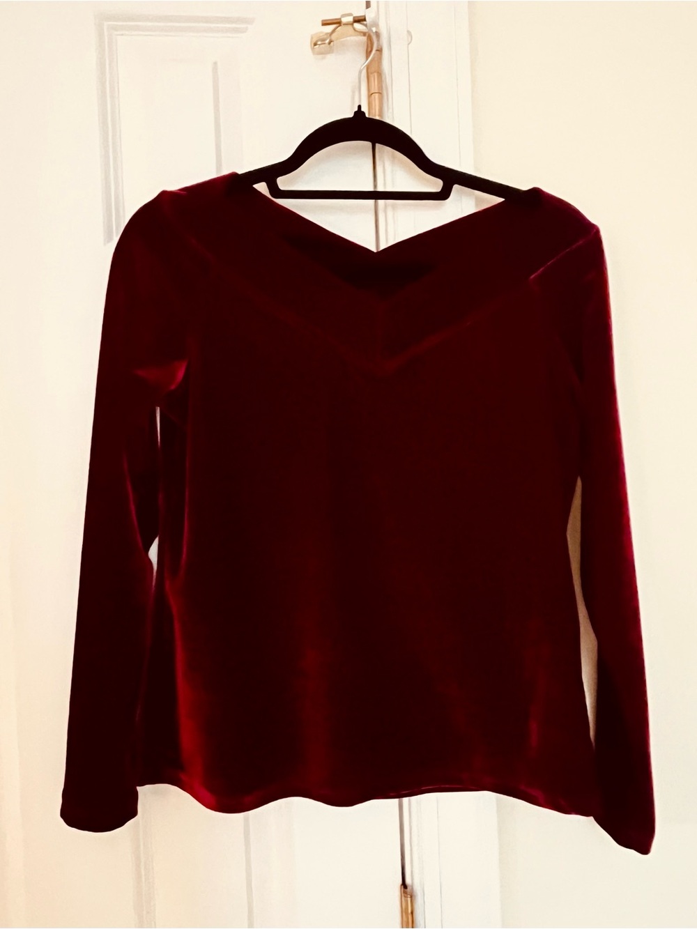 Velvet Burgundy Top from Pure Collection